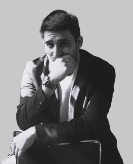 One of Godspeed’s co-founders, seated